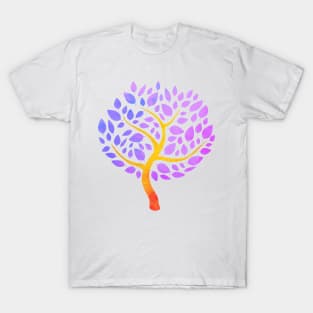 Purple Tree Of Life T-Shirt